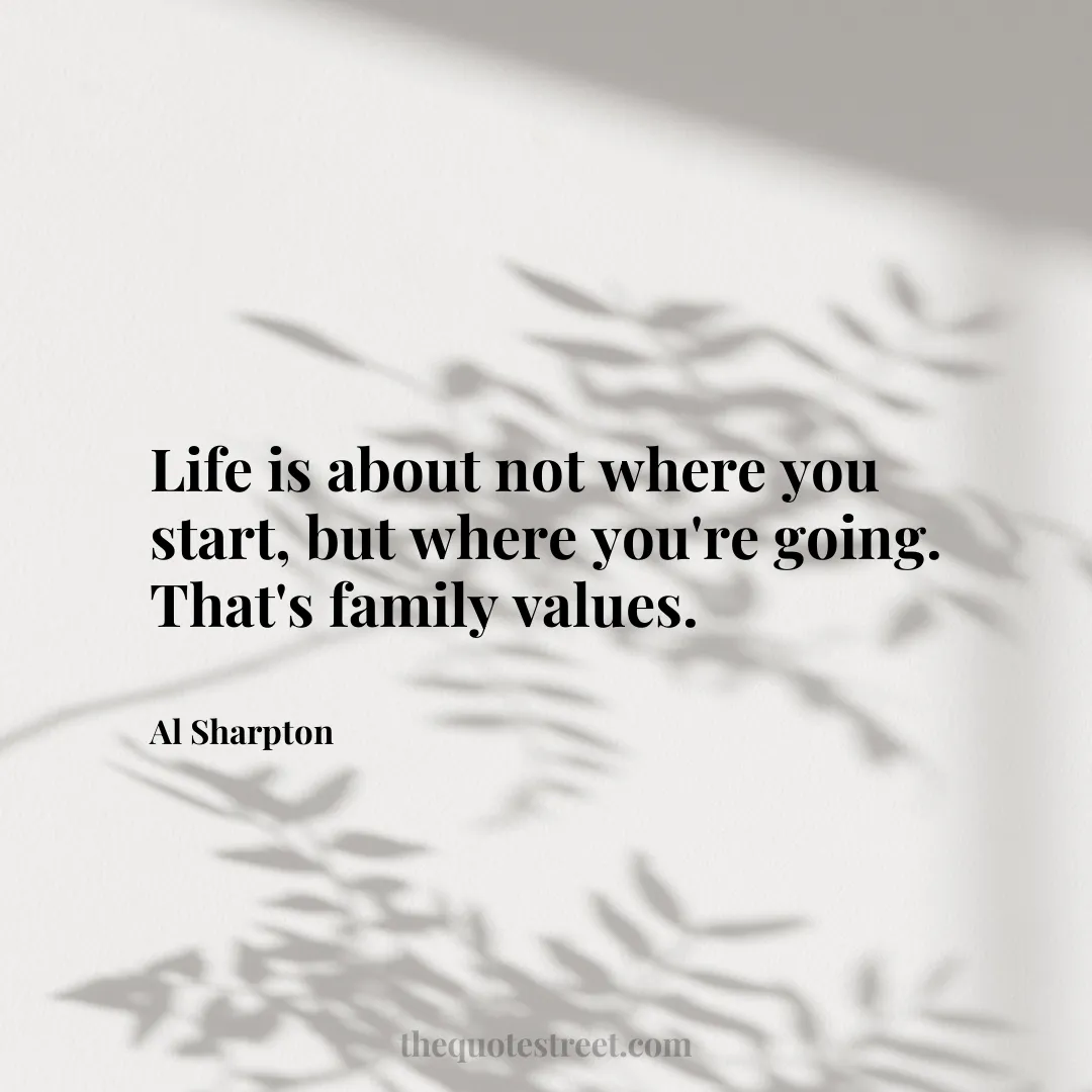 Life is about not where you start