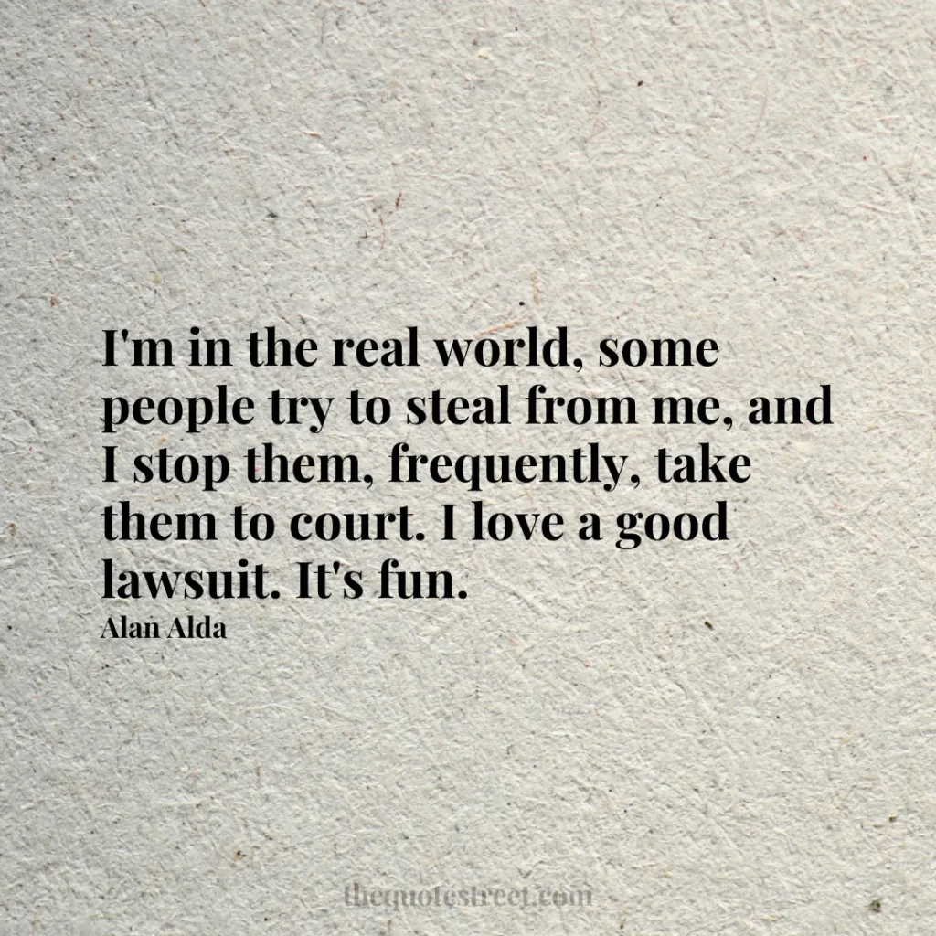 I'm in the real world