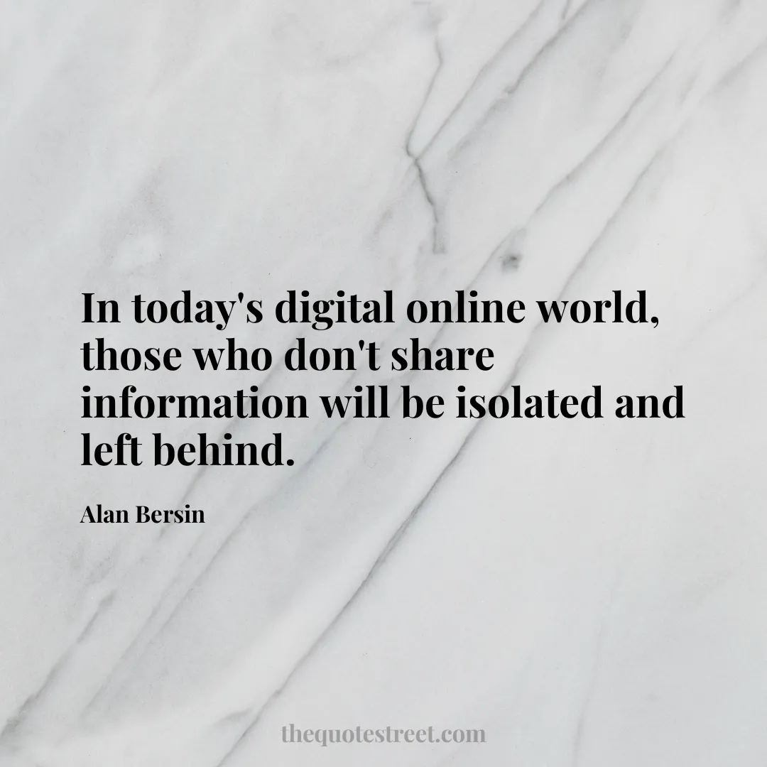 In today's digital online world