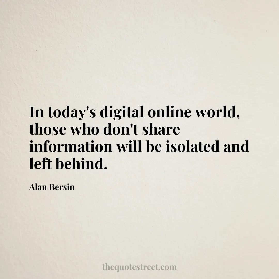 In today's digital online world