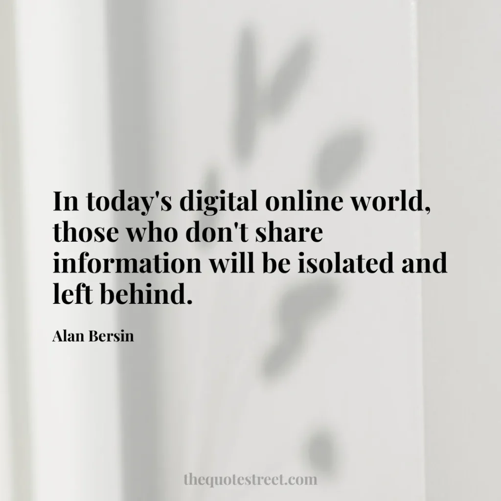 In today's digital online world