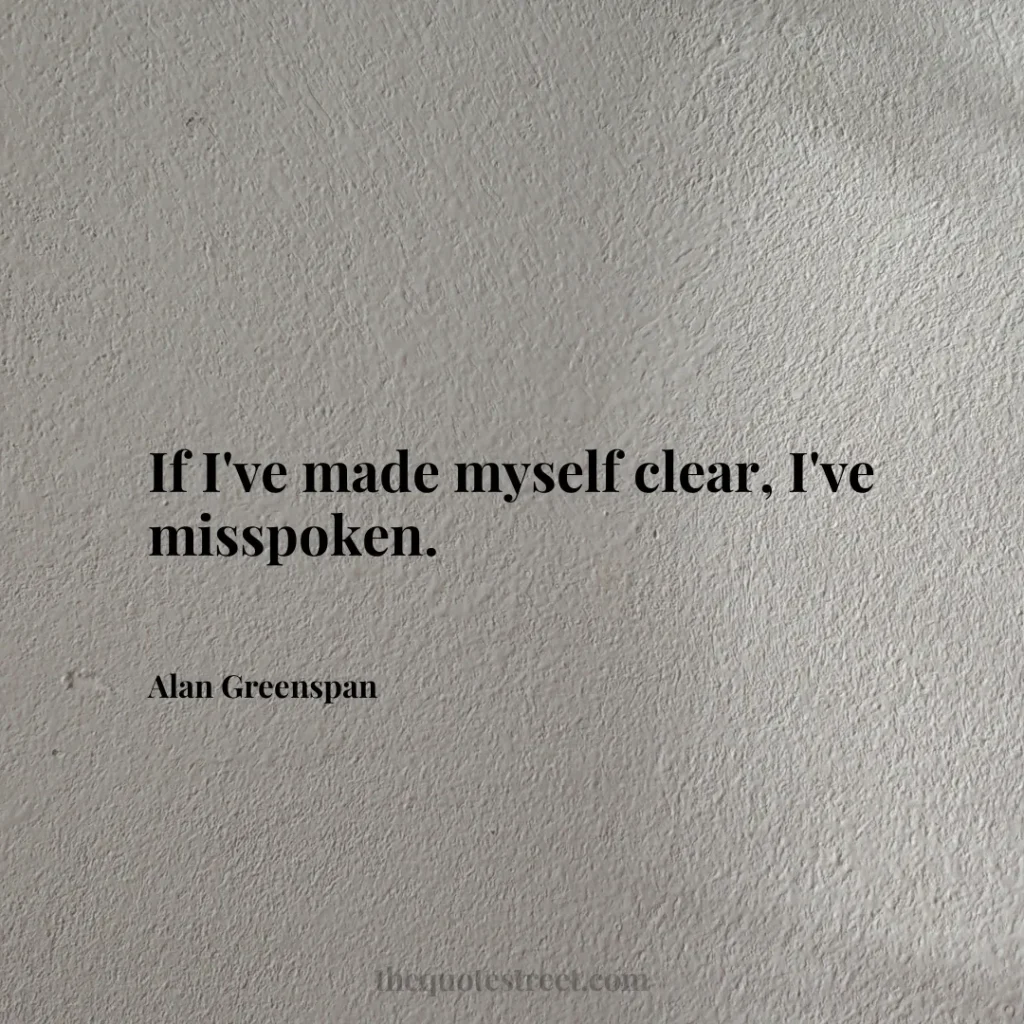 If I've made myself clear