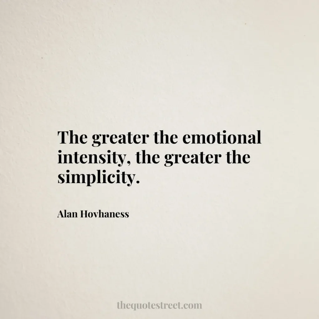 The greater the emotional intensity