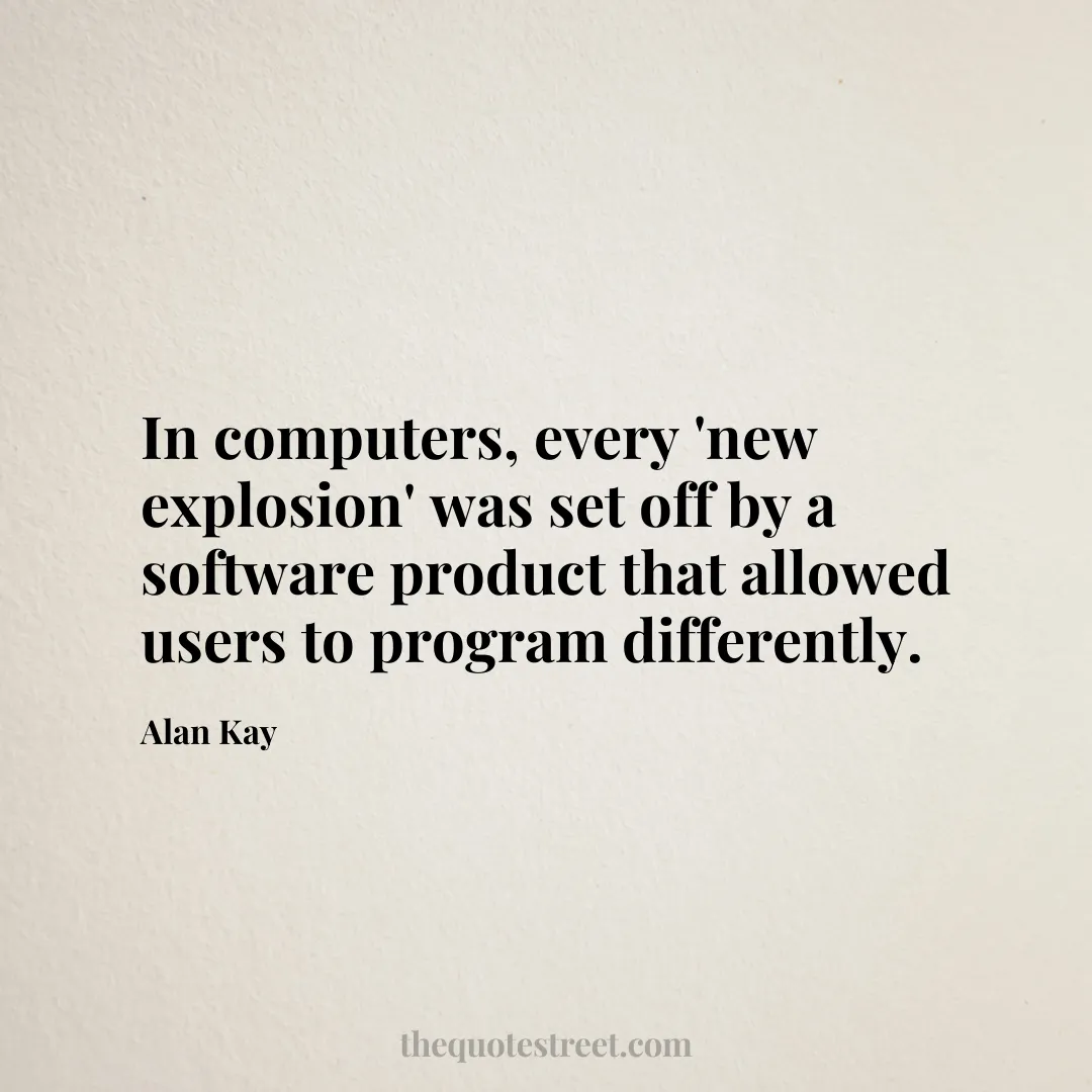 In computers