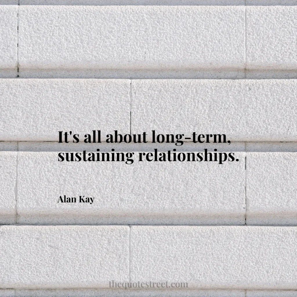 It's all about long-term