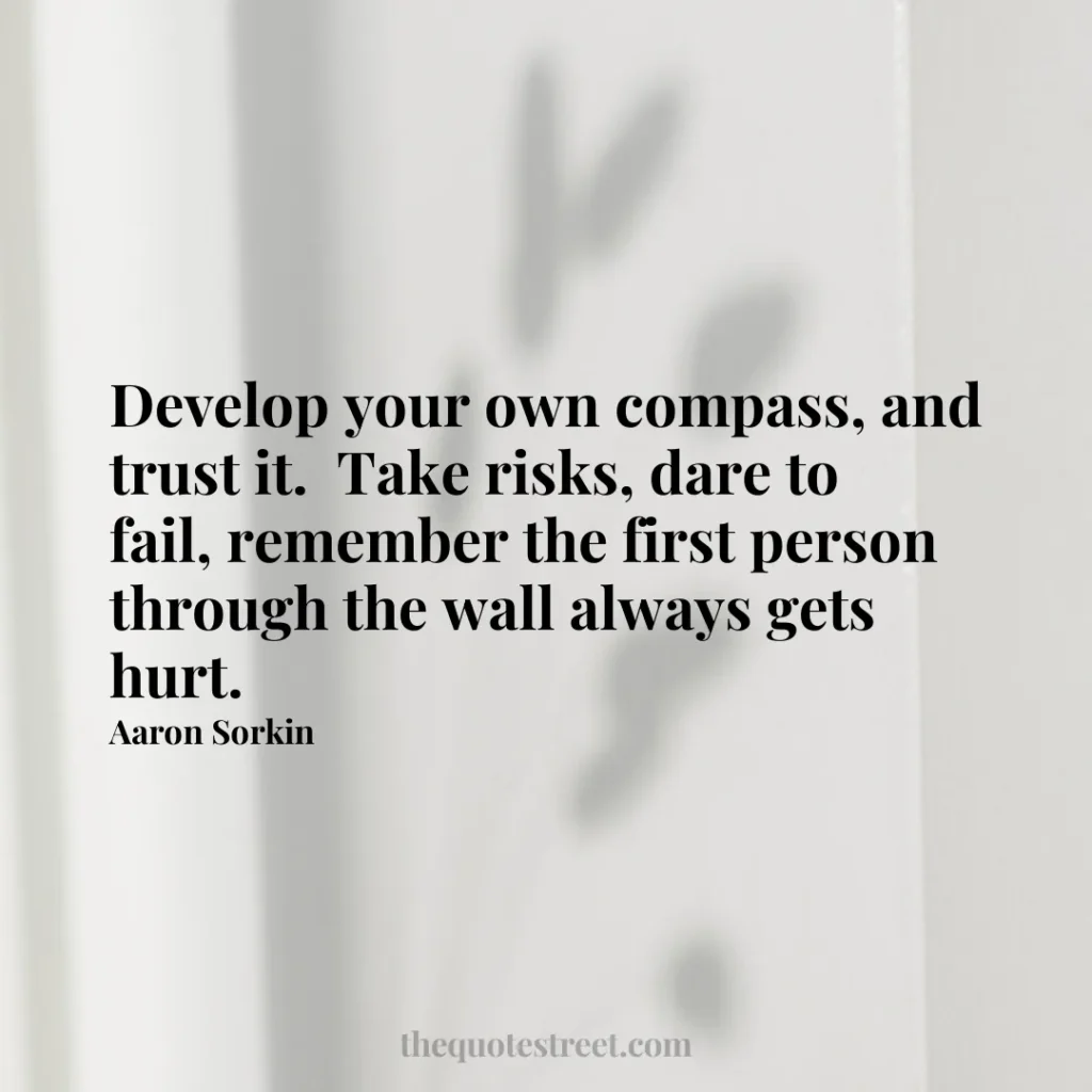 Develop your own compass