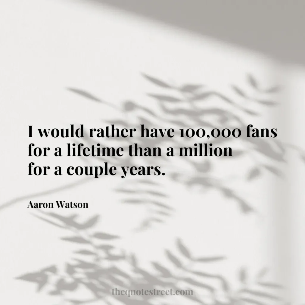 I would rather have 100