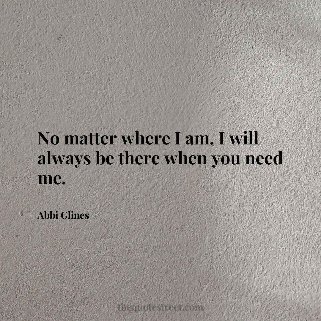 No matter where I am