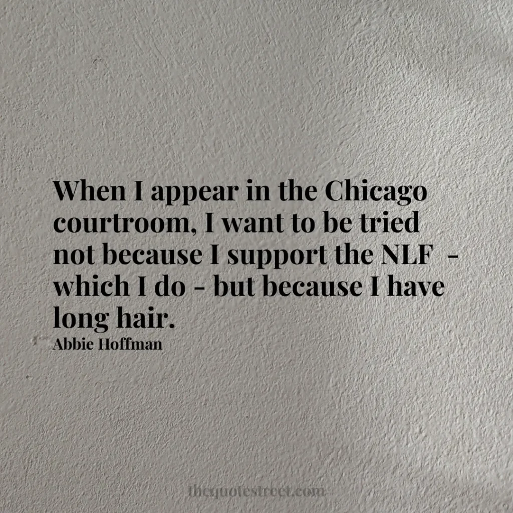 When I appear in the Chicago courtroom