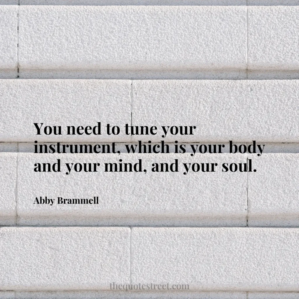 You need to tune your instrument
