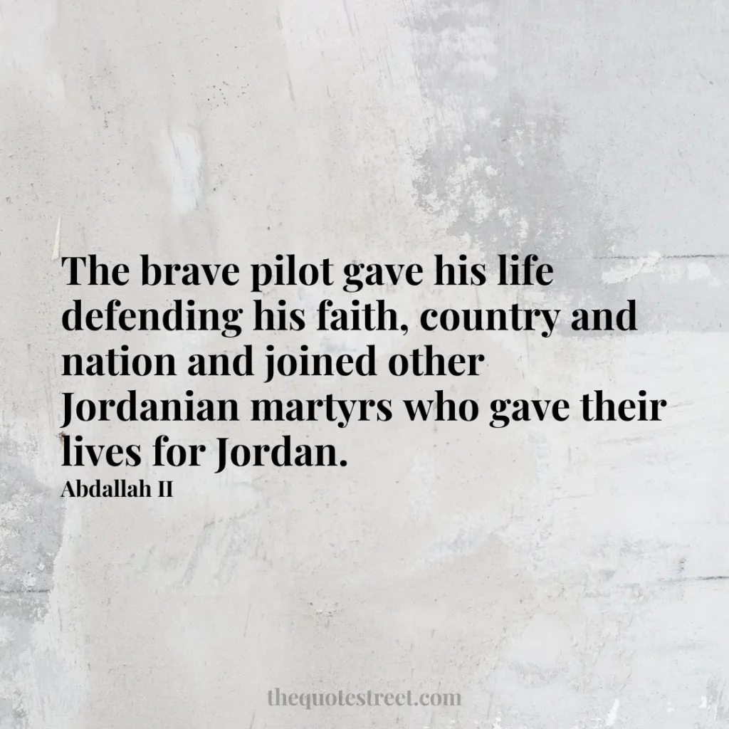 The brave pilot gave his life defending his faith