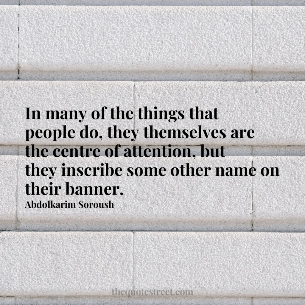 In many of the things that people do