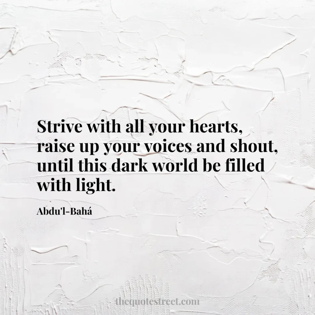 Strive with all your hearts