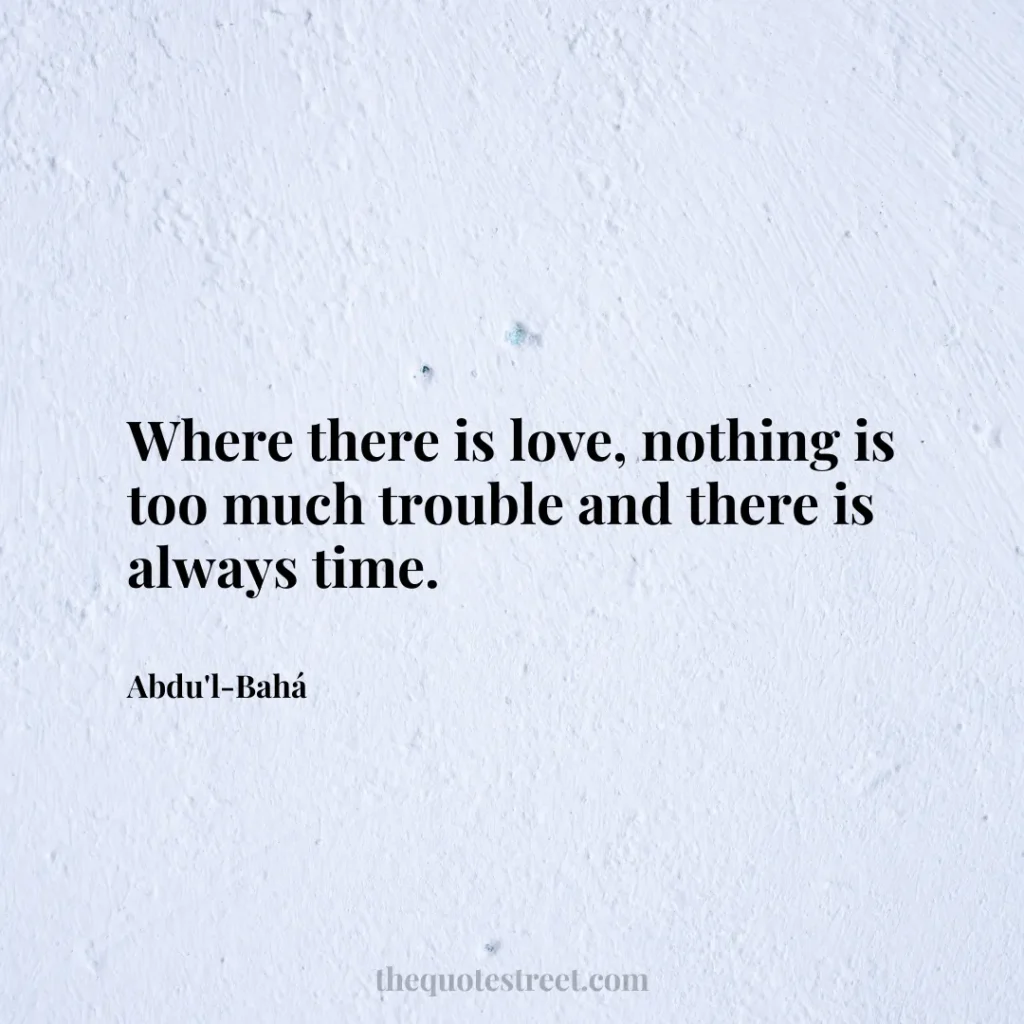 Where there is love