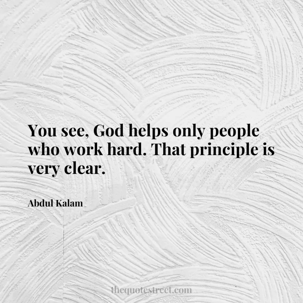 You see