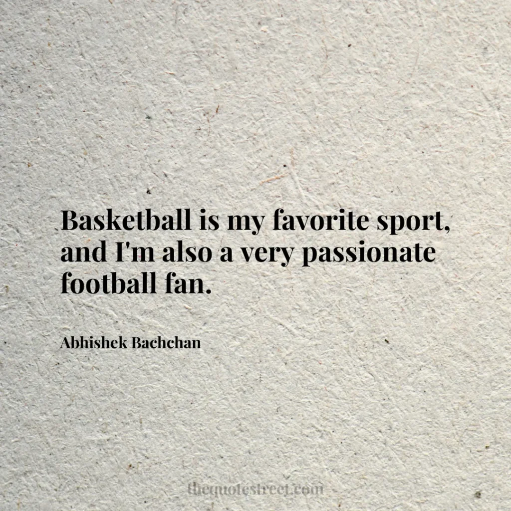 Basketball is my favorite sport