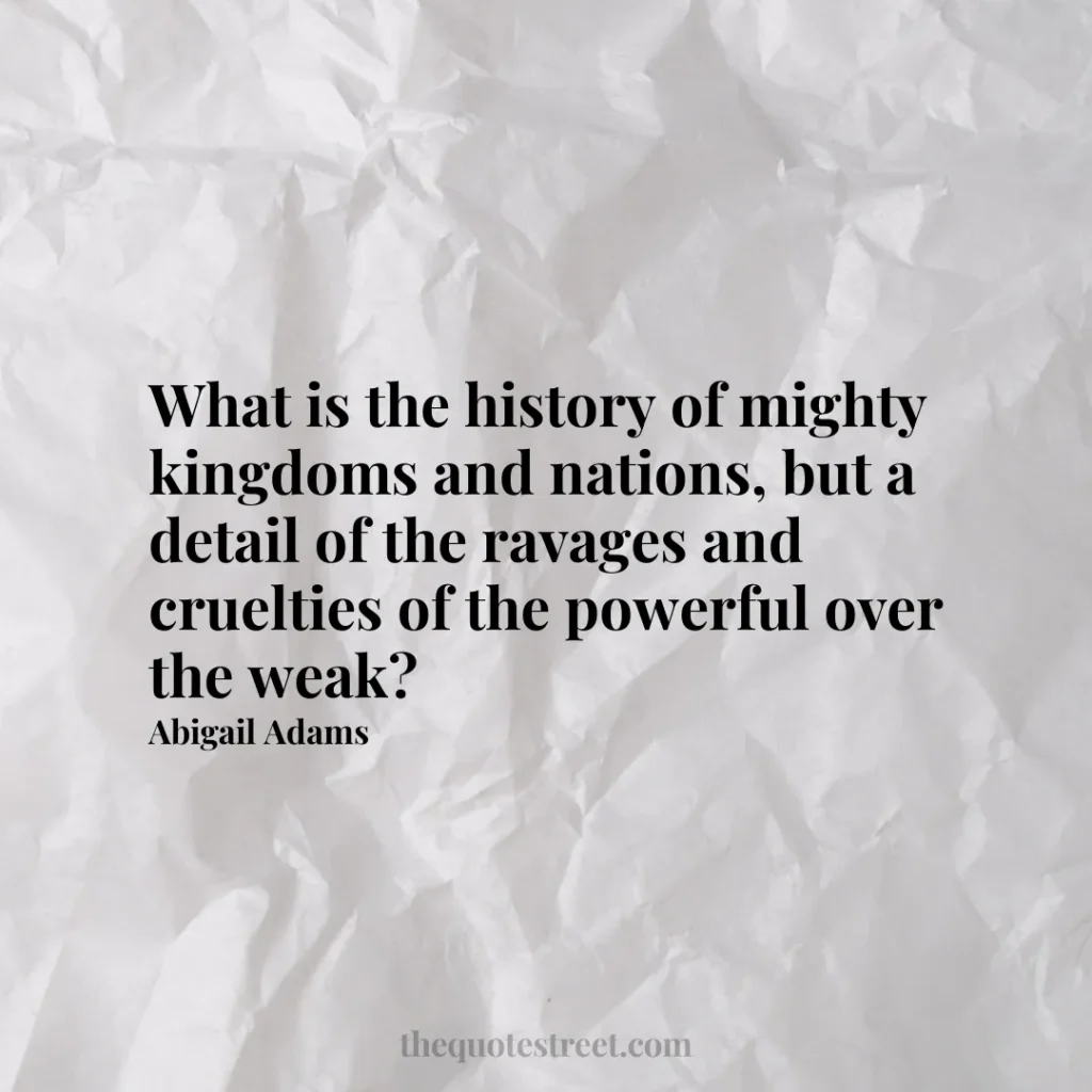 What is the history of mighty kingdoms and nations