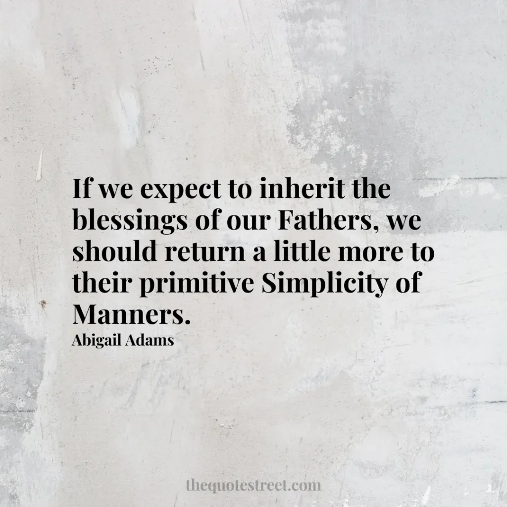 If we expect to inherit the blessings of our Fathers