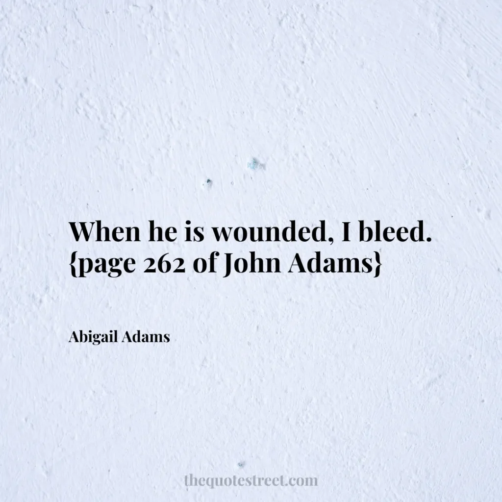 When he is wounded