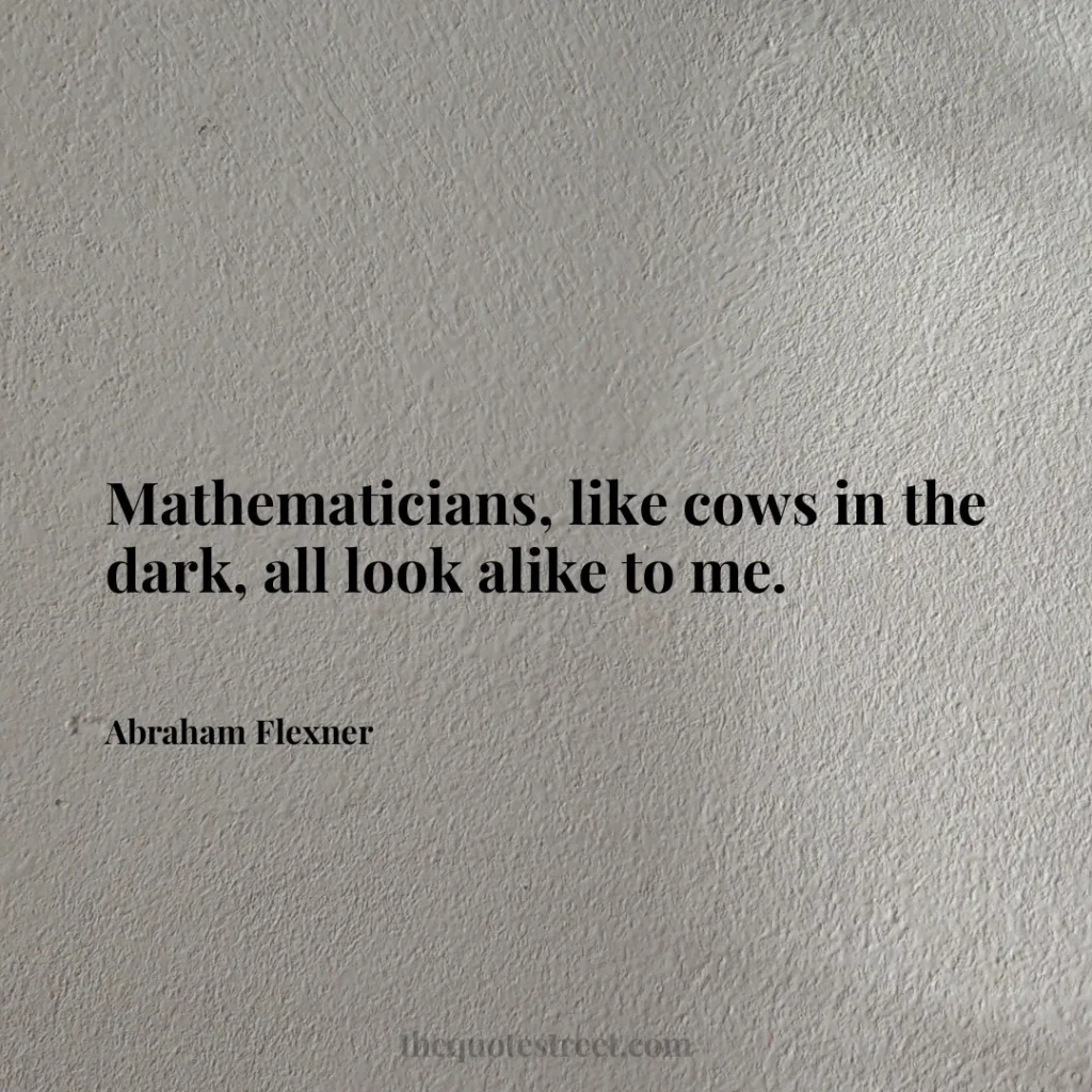 Mathematicians