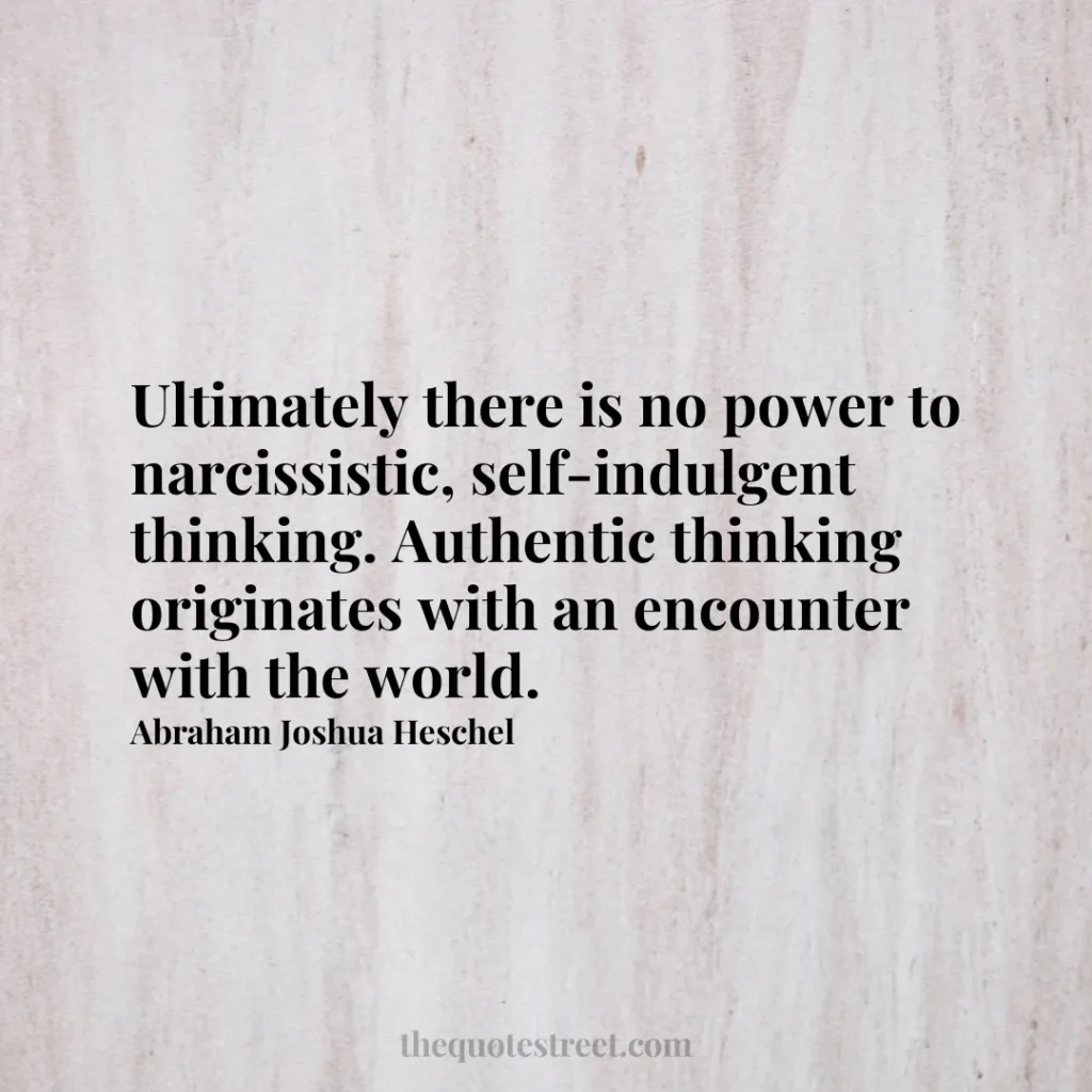 Ultimately there is no power to narcissistic