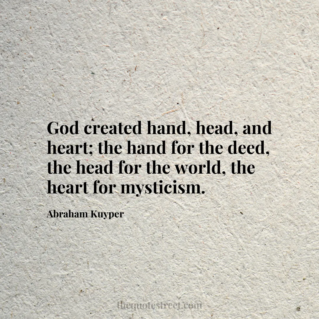 God created hand
