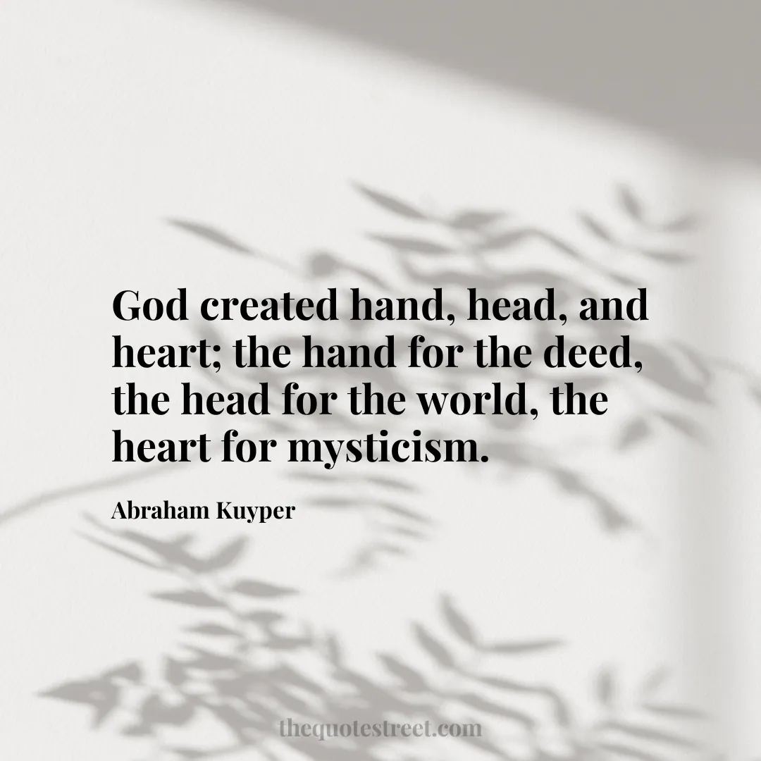 God created hand
