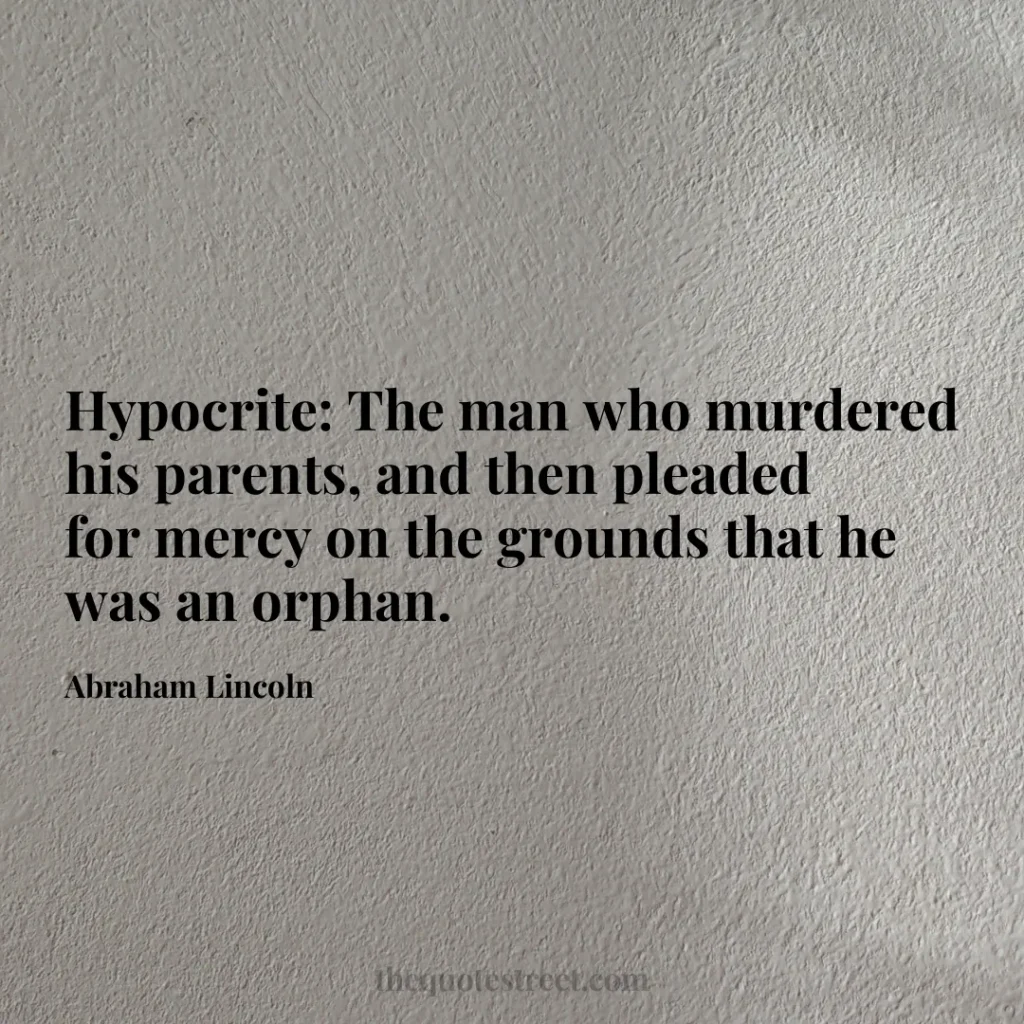 Hypocrite: The man who murdered his parents
