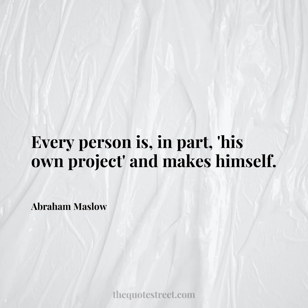 Every person is