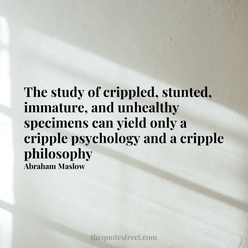 The study of crippled