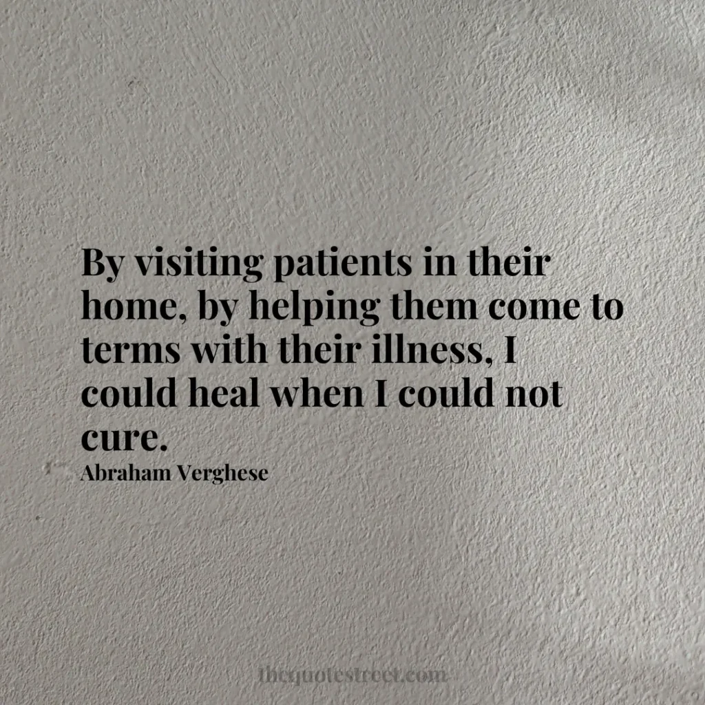 By visiting patients in their home