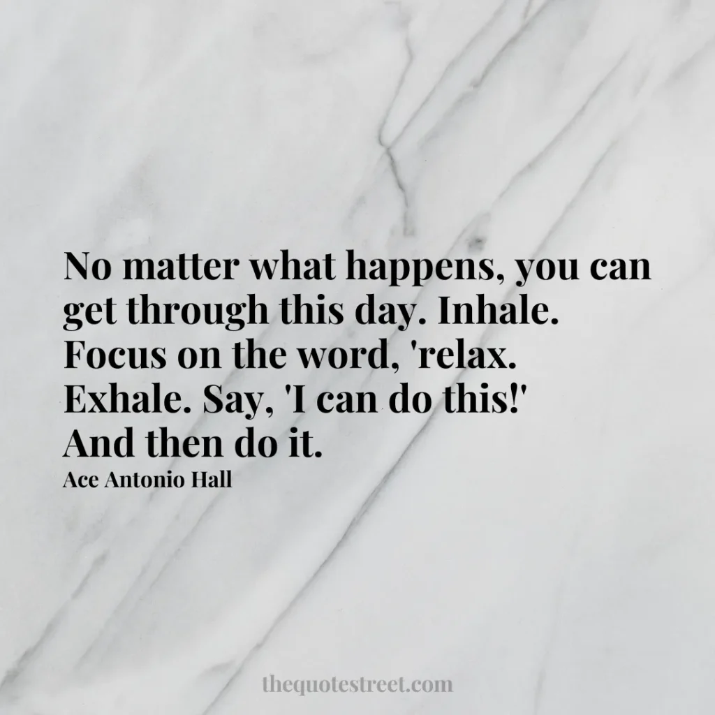 No matter what happens