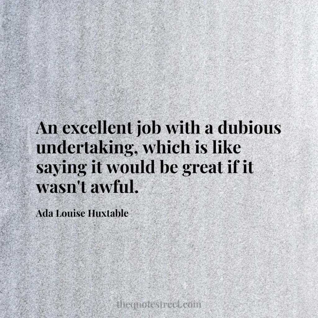 An excellent job with a dubious undertaking