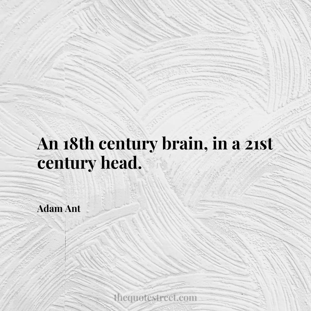 An 18th century brain