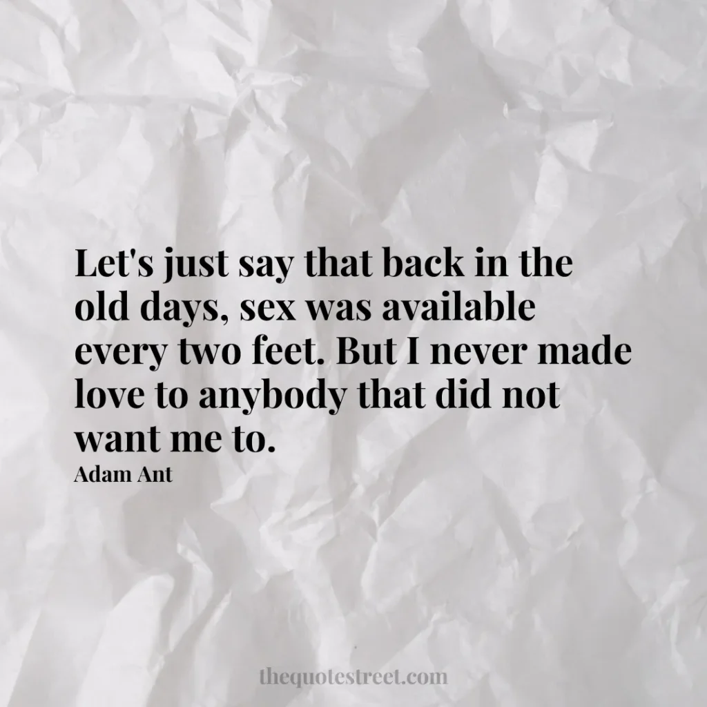 Let's just say that back in the old days