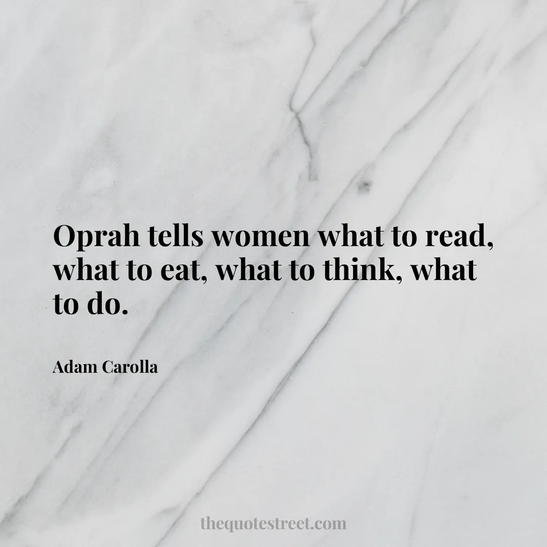 Oprah tells women what to read