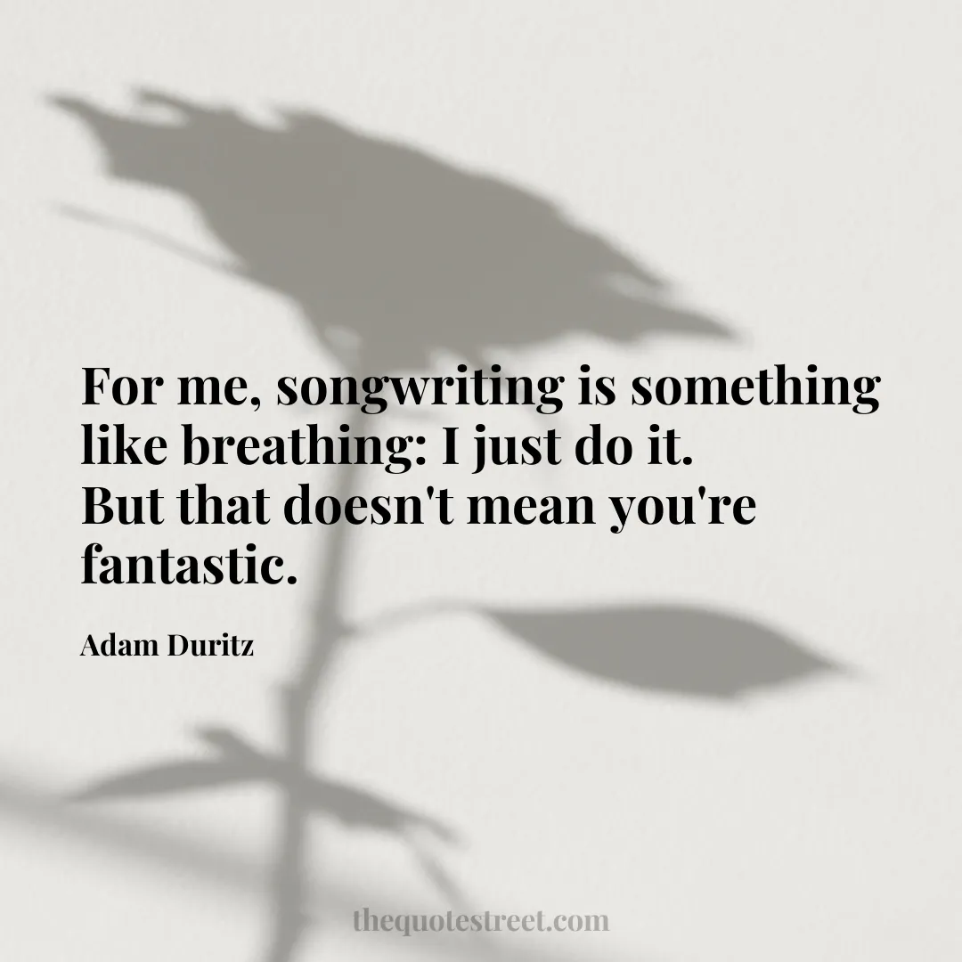 For me