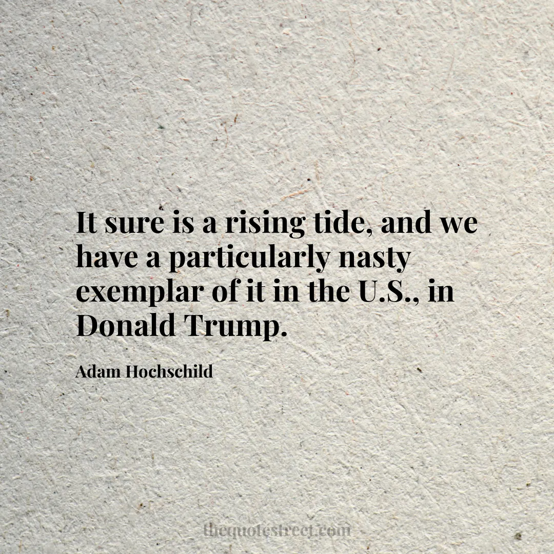 It sure is a rising tide