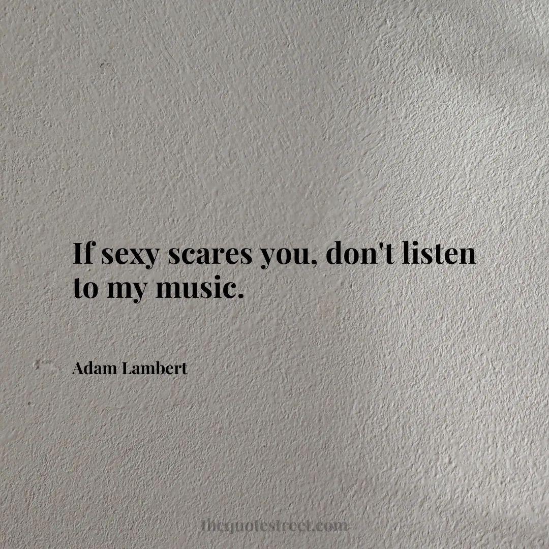 If sexy scares you