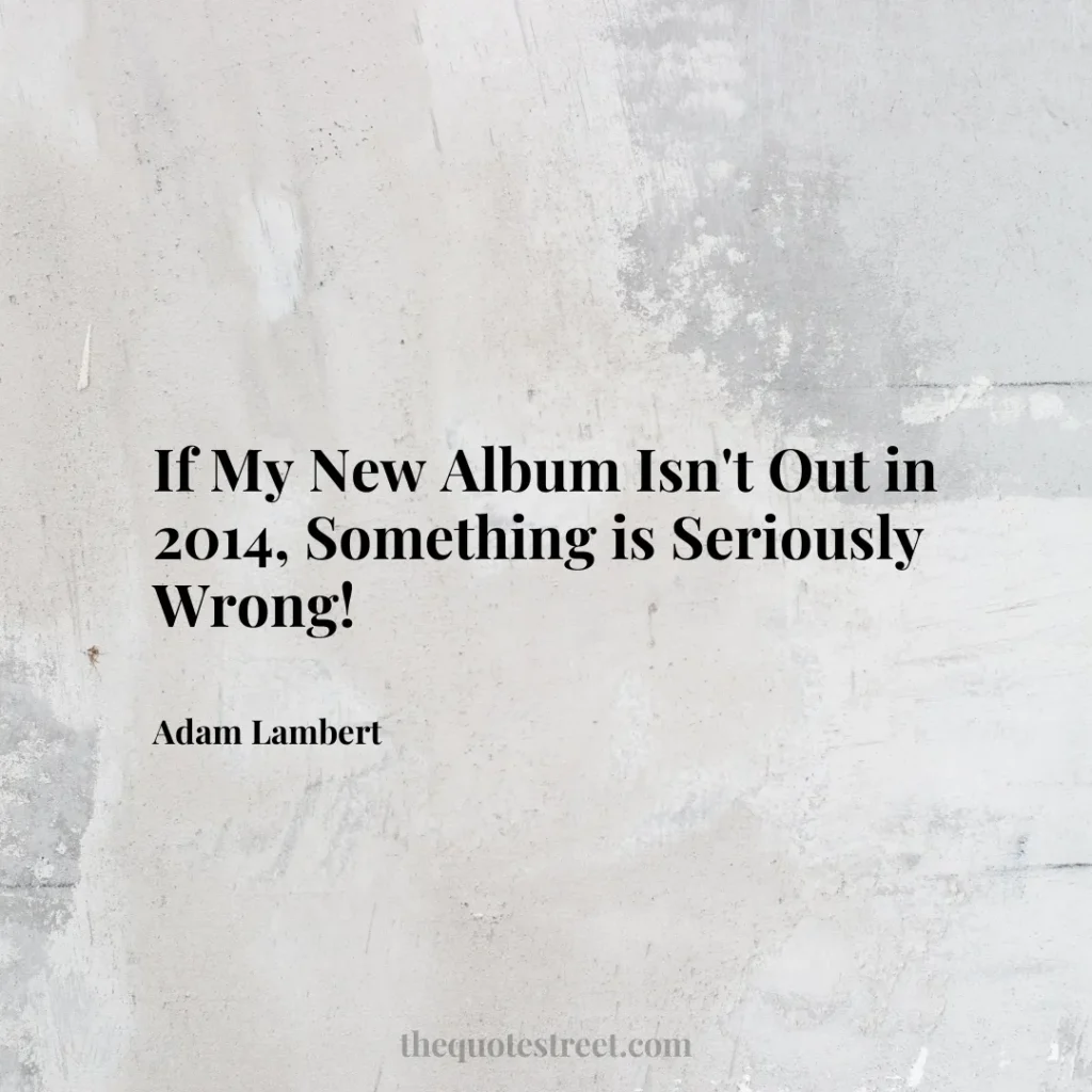 If My New Album Isn't Out in 2014