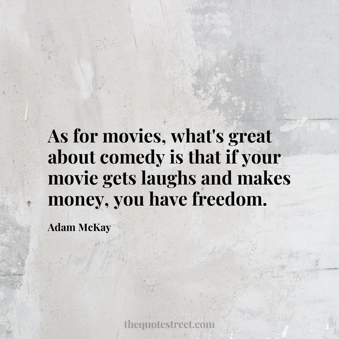 As for movies