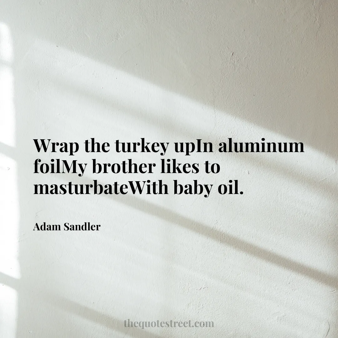 Wrap the turkey up