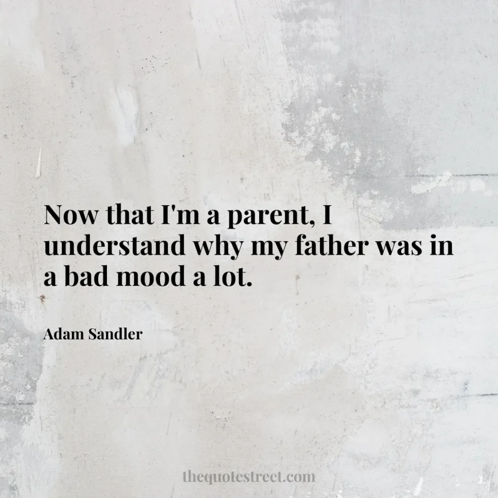 Now that I'm a parent