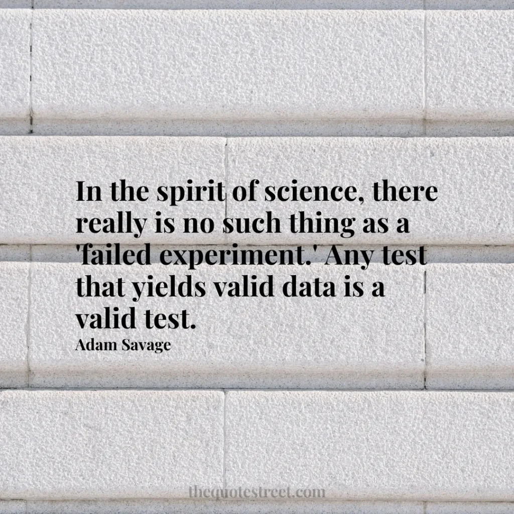 In the spirit of science