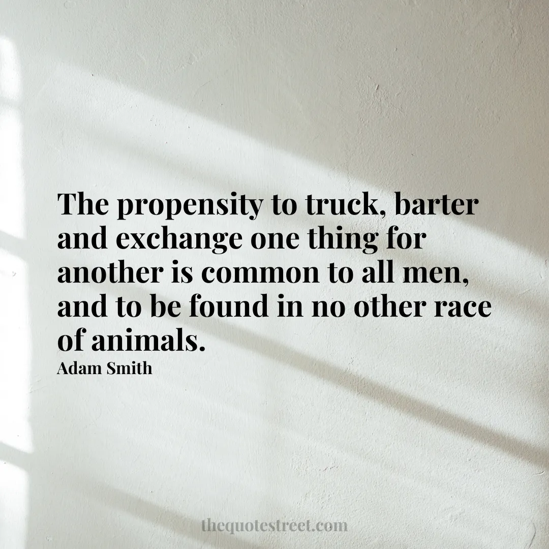 The propensity to truck