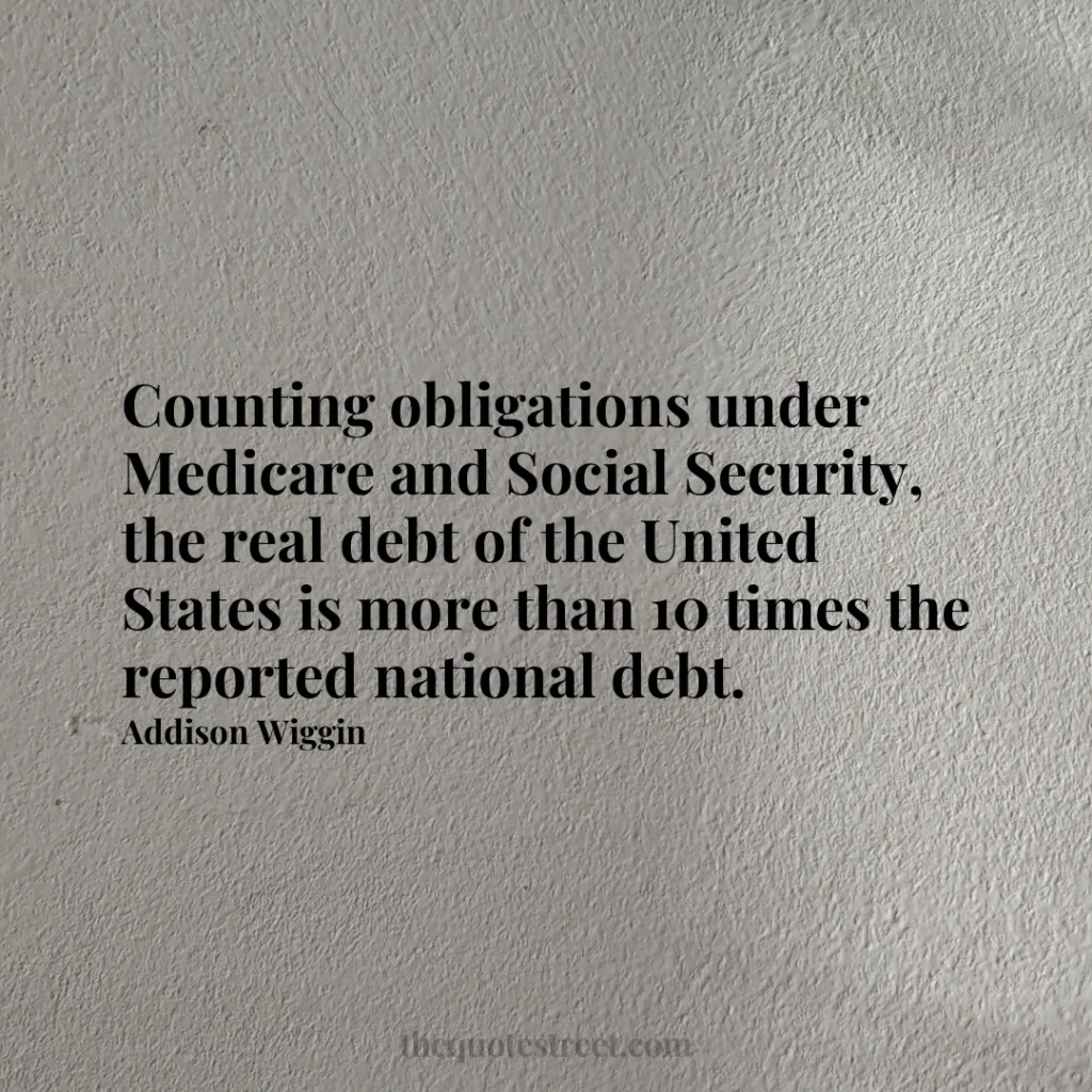 Counting obligations under Medicare and Social Security