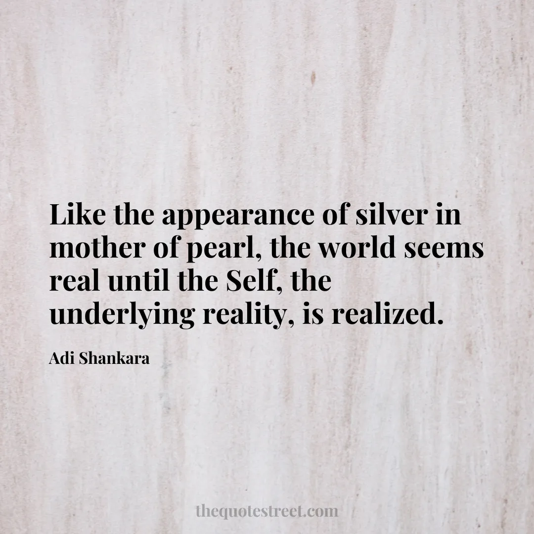 Like the appearance of silver in mother of pearl