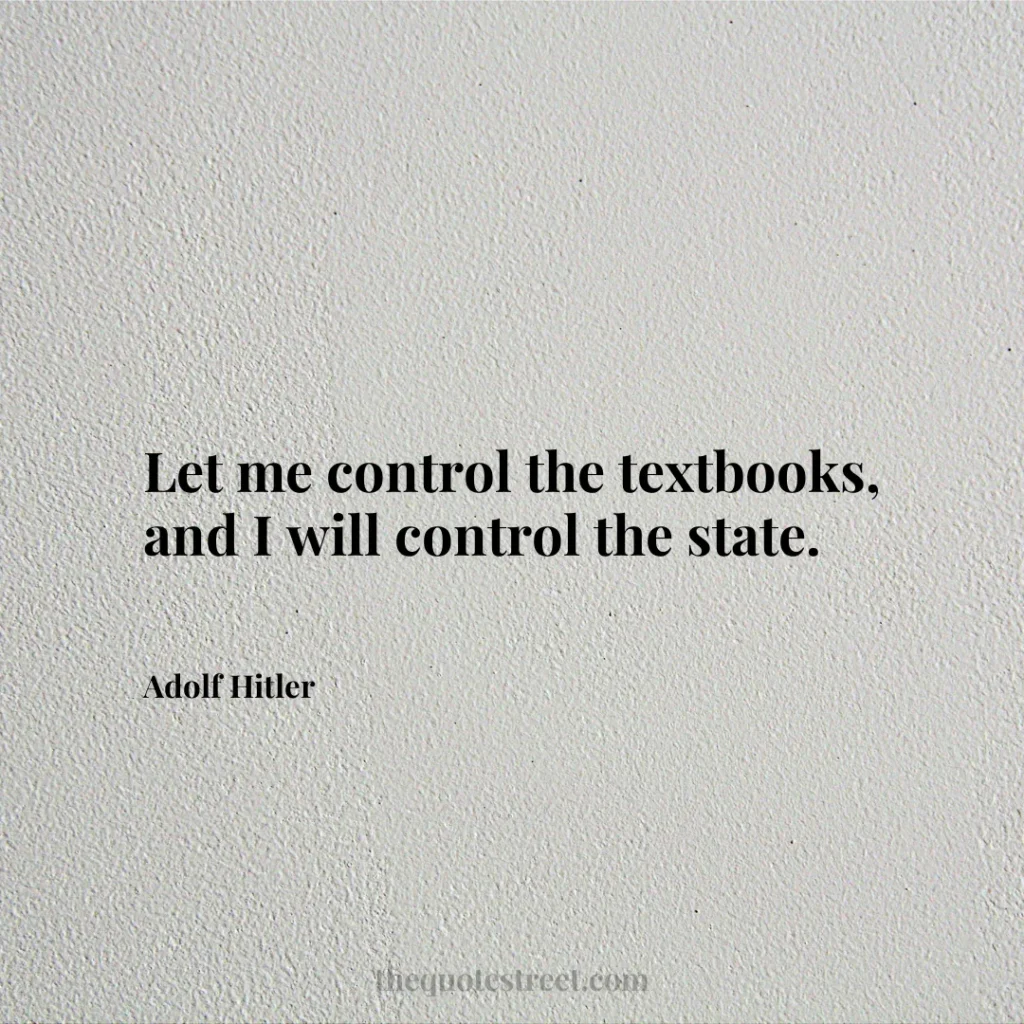 Let me control the textbooks