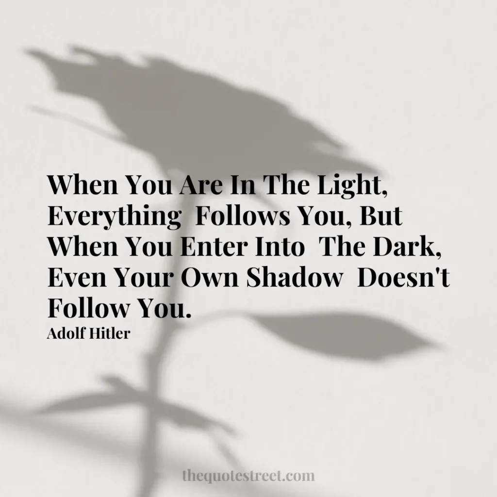 When You Are In The Light