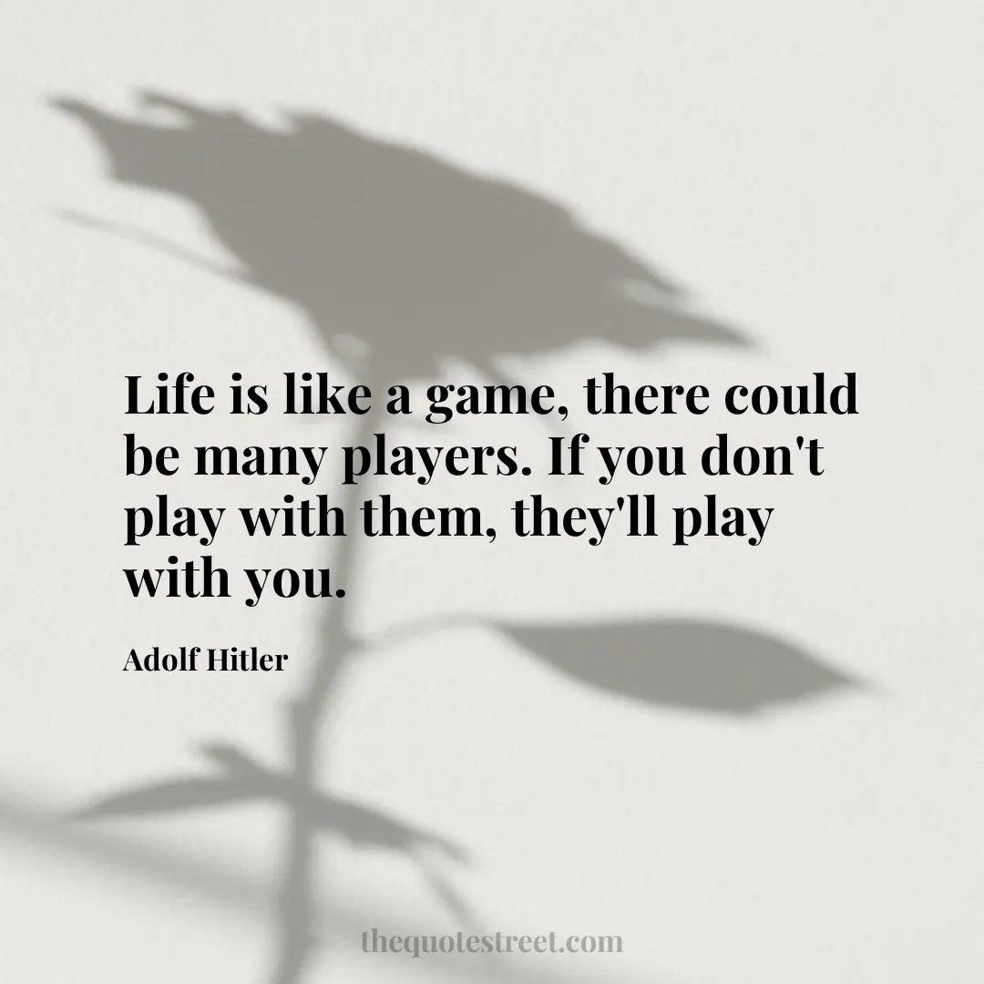 Life is like a game